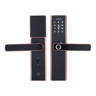 Office Huiyou tuya or ttlock x7 password access keyless fingerprint smart door lock in stock