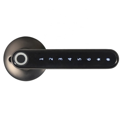 Smart Home Lock BLE WiFi Smart Door Wide App Electronic Lock Fingerprint Door Handle Keyless Digital Lock